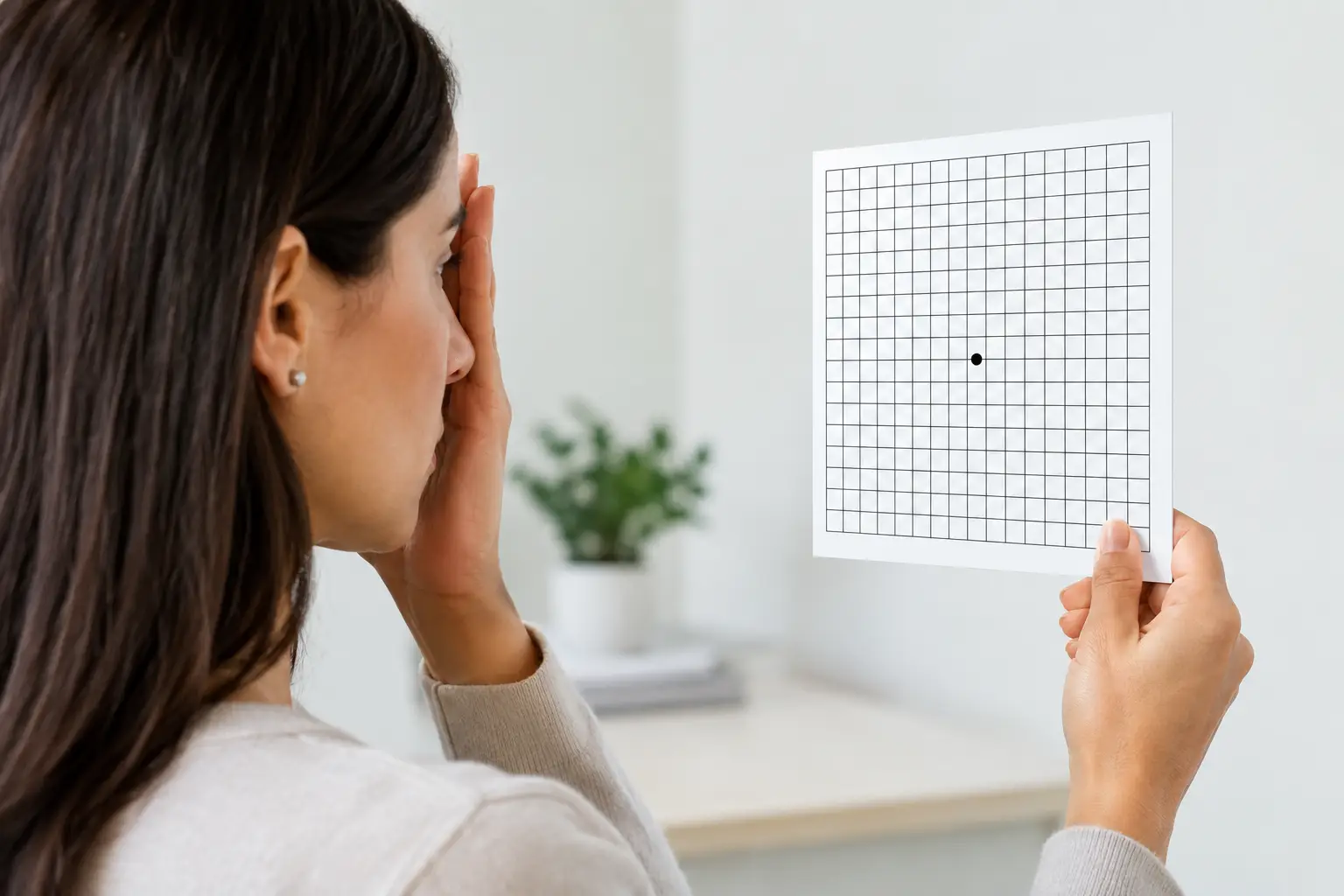 Test de Amsler para retina: qué detecta